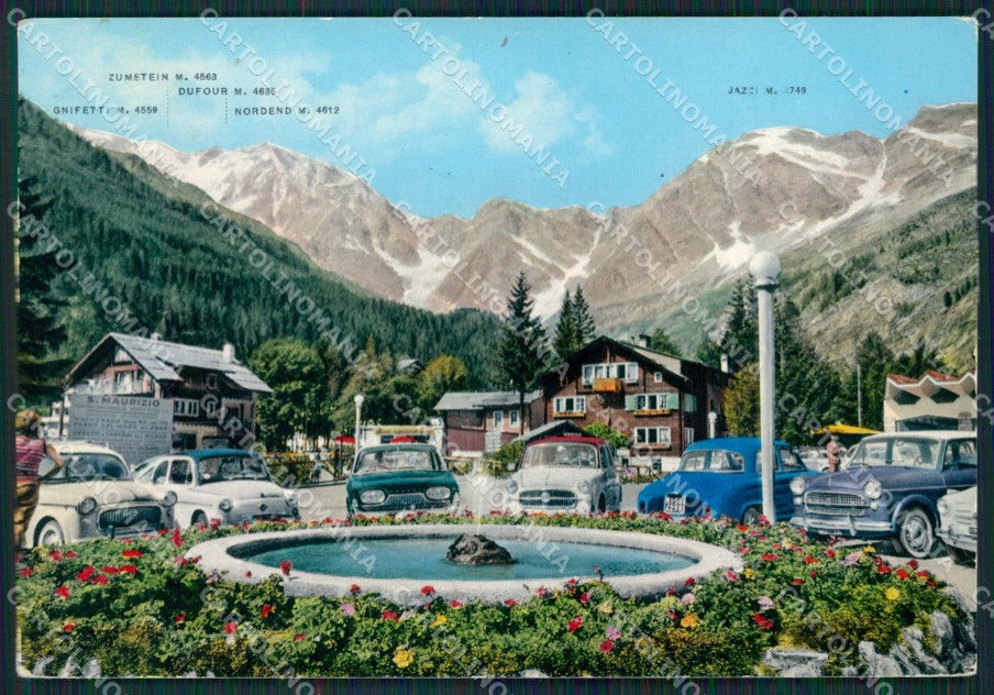 Verbania Macugnaga Auto PIEGHE Foto FG cartolina KB2391 – fronte