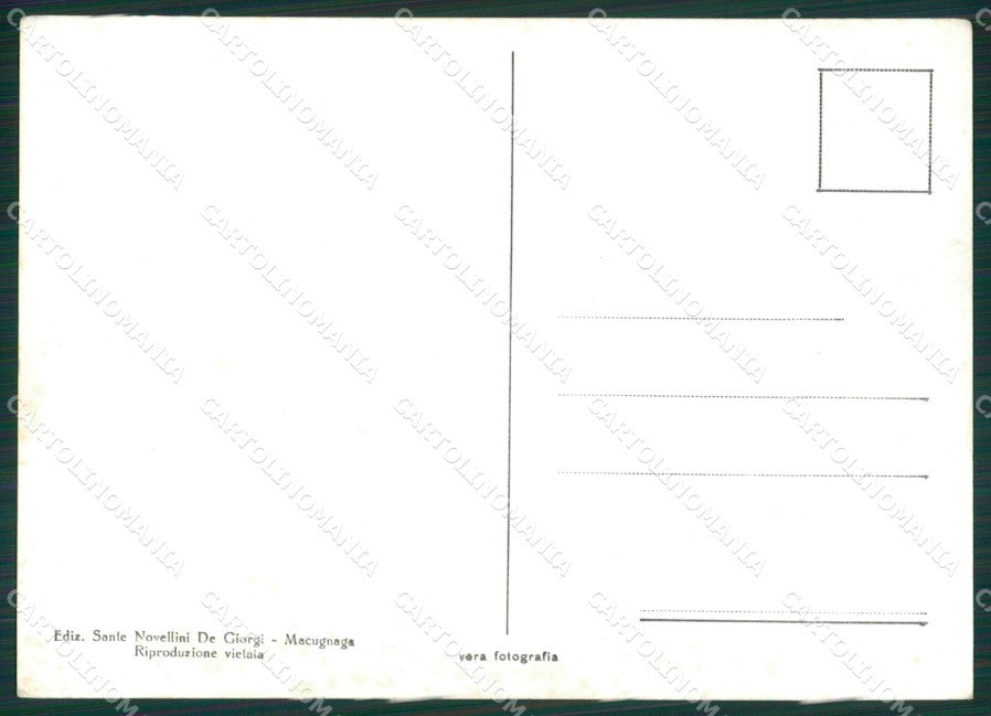 Verbania Macugnaga Pecetto Seggiovia Foto FG cartolina KB2393 – retro