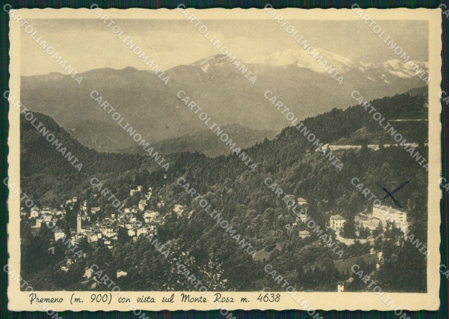 Verbania Premeno Monte Rosa FG cartolina KB2406 – fronte