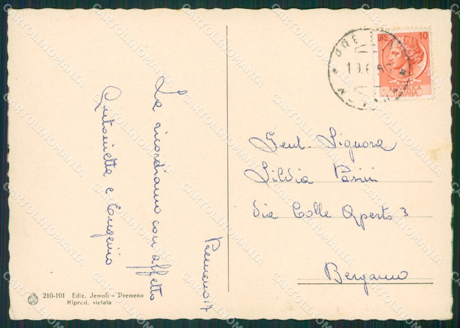 Verbania Premeno Monte Rosa FG cartolina KB2406 – retro