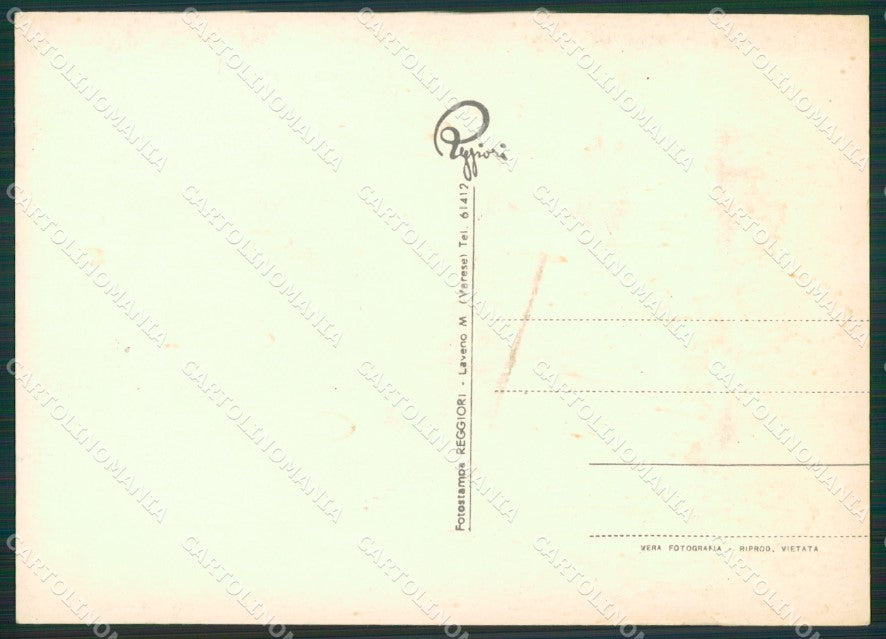 Novara Orta San Giulio Comune Foto FG cartolina KB2408 – retro