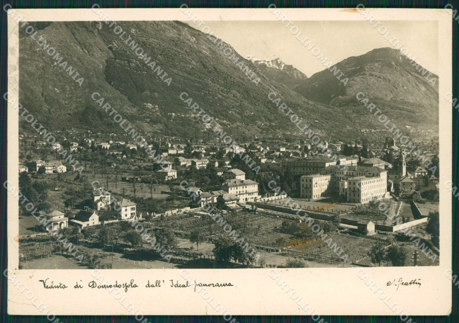 Novara Domodossola Frattini PIEGHINA Foto FG cartolina KB2414 – fronte
