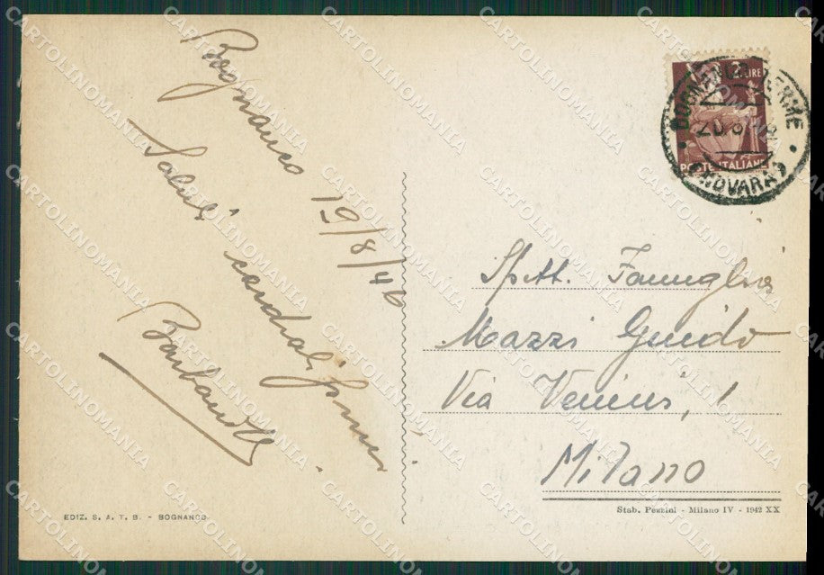 Verbania Bognanco Terme FG cartolina KB2417 – retro