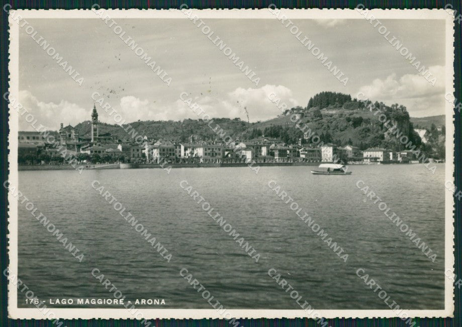 Novara Arona Lago Maggiore Foto FG cartolina KB2421 – fronte