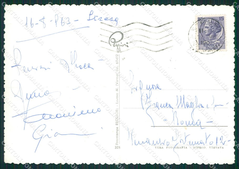Verbania Stresa Auto Lago Maggiore Foto FG cartolina KB2424 – retro
