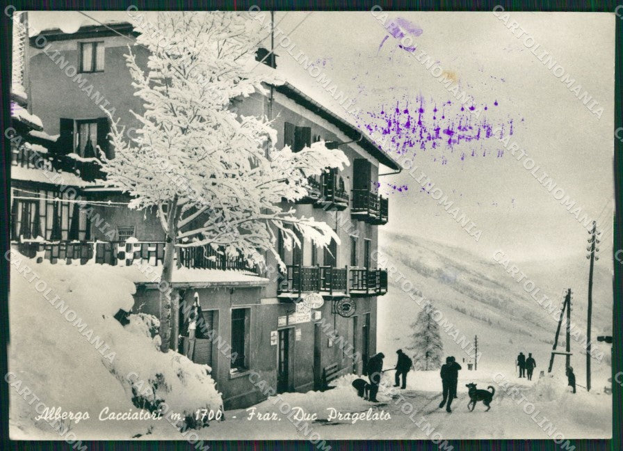 Torino Pragelato Nevicata MACCHIE Foto FG cartolina KB2430 – fronte