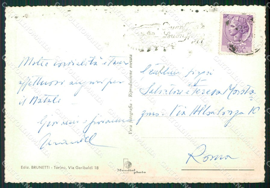 Torino Città Auto ABRASA Foto FG cartolina KB2459 – retro