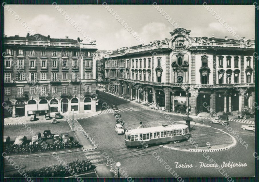 Torino Città Auto Corriera PIEGHINA Foto FG cartolina KB2469 – fronte
