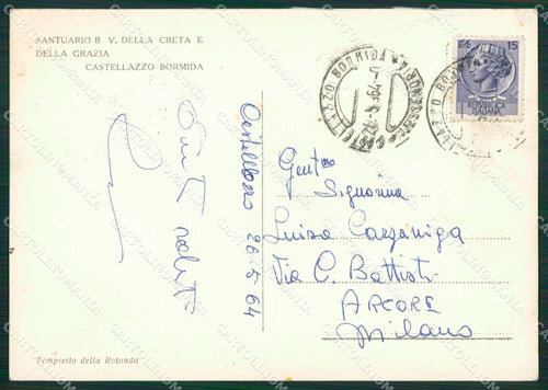 Alessandria Castellazzo Bormida Santuario Foto FG cartolina KB2488 – retro