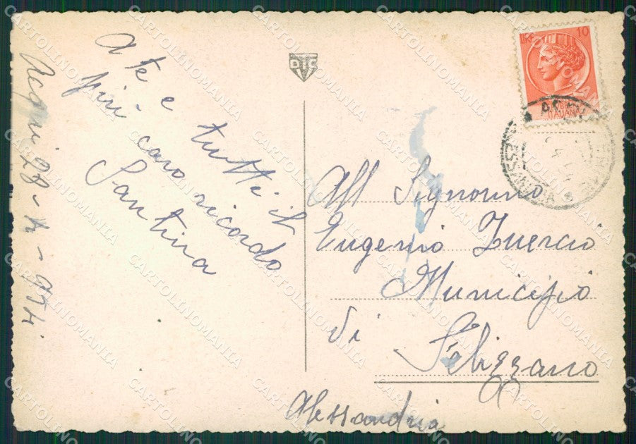 Alessandria Acqui Terme FG cartolina KB2493 – retro