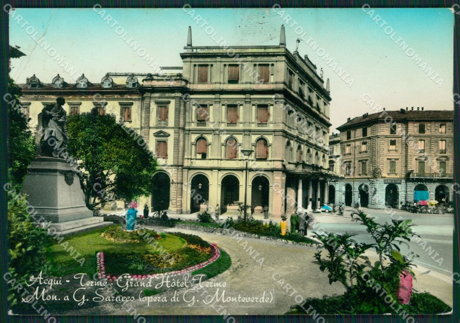 Alessandria Acqui Terme PIEGA Foto FG cartolina KB2495 – fronte