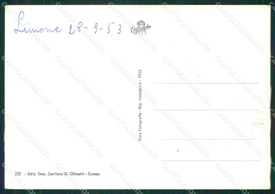 Cuneo Limone Piemonte Foto FG cartolina KB2525 – retro