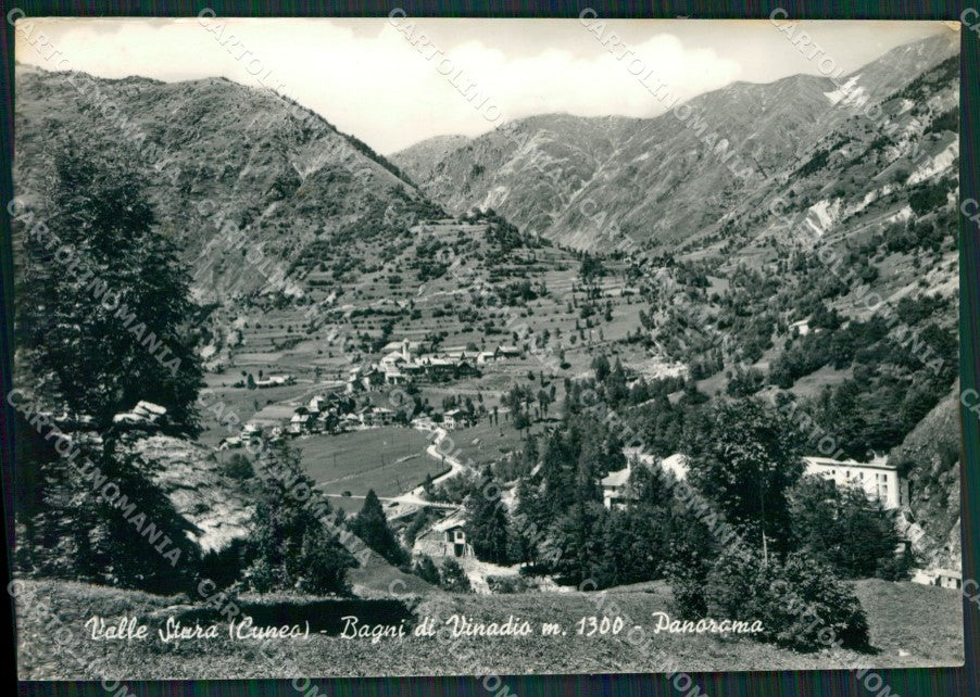 Cuneo Vinadio Bagni di Foto FG cartolina KB2538 – fronte