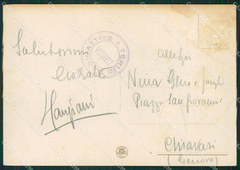 Cuneo Roccaforte Mondovì Lurisia MACCHIE PIEGA FG cartolina KB2557 – retro