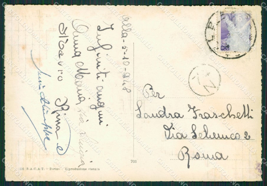 Cuneo Alba ABRASA COLLA Foto FG cartolina KB2560 – retro