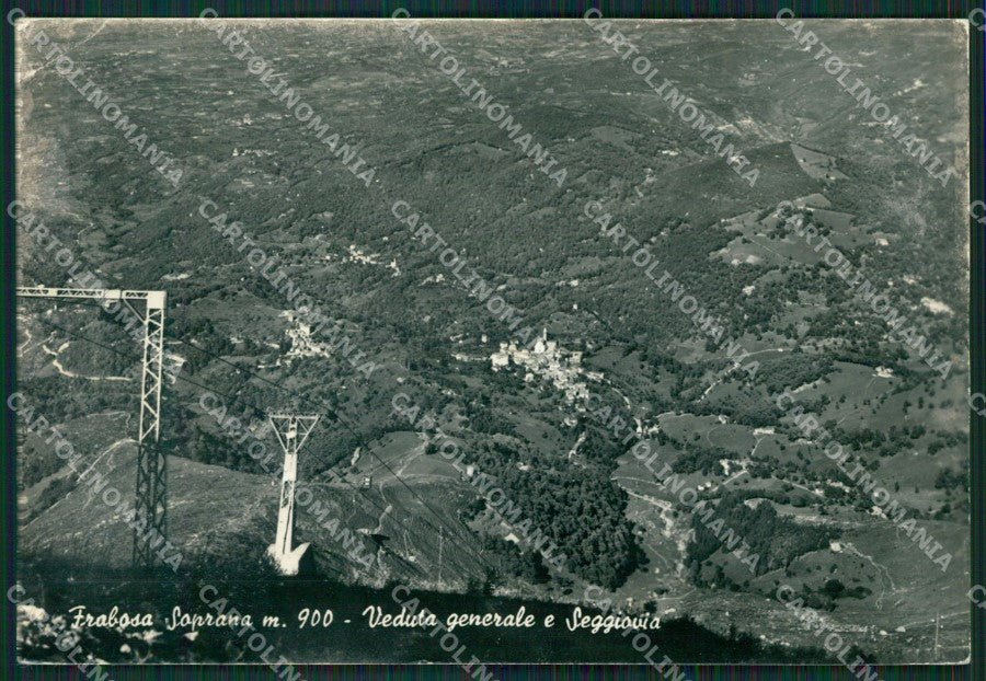 Cuneo Frabosa Soprana Seggiovia ABRASA PIEGHINA Foto FG cartolina KB2562 – fronte