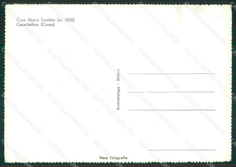 Cuneo Casteldelfino Casa Alpina Excelsior Foto FG cartolina KB2572 – retro