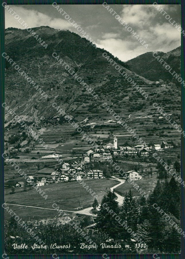 Cuneo Vinadio Bagni di Foto FG cartolina KB2585 – fronte