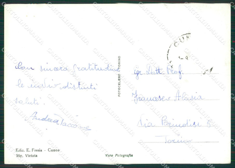 Cuneo Vinadio Bagni di Foto FG cartolina KB2585 – retro