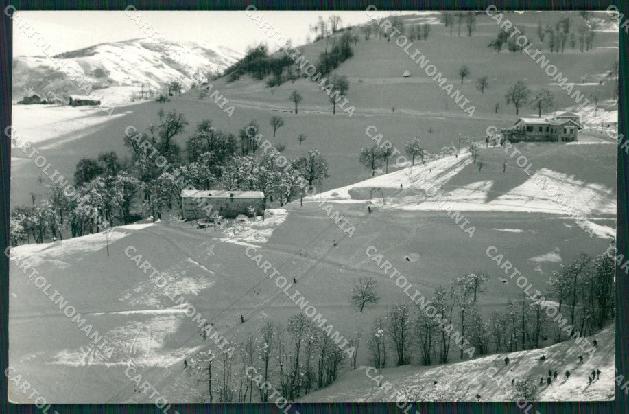 Cuneo Frabosa Soprana Nevicata Sci Foto FG cartolina KB2586 – fronte