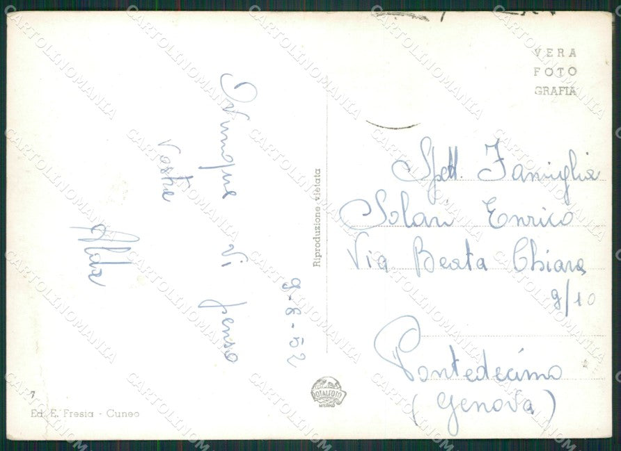 Cuneo Argentera Lago Maddalena Foto FG cartolina KB2587 – retro