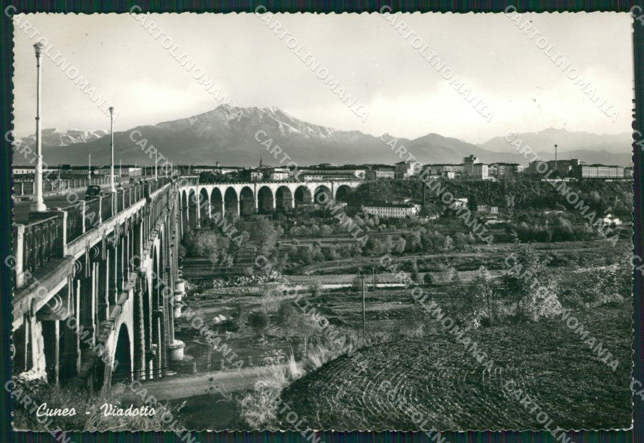 Cuneo Città Viadotto Foto FG cartolina KB2589 – fronte