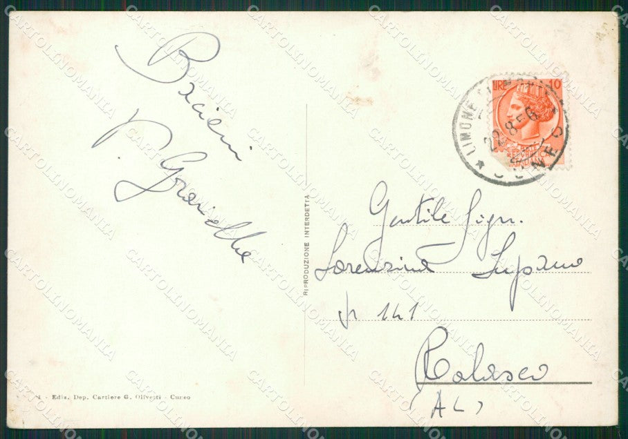 Cuneo Limone Piemonte PIEGHINE FG cartolina KB2599 – retro