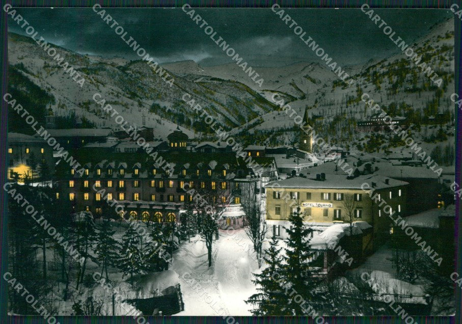 Cuneo Limone Piemonte Nevicata Foto FG cartolina KB2600 – fronte