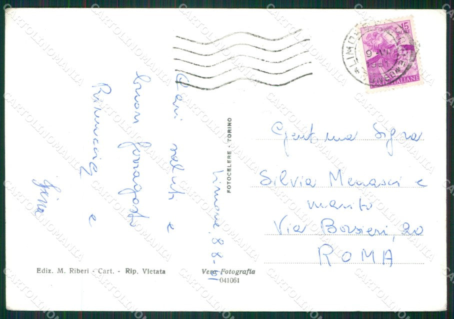 Cuneo Limone Piemonte Foto FG cartolina KB2608 – retro