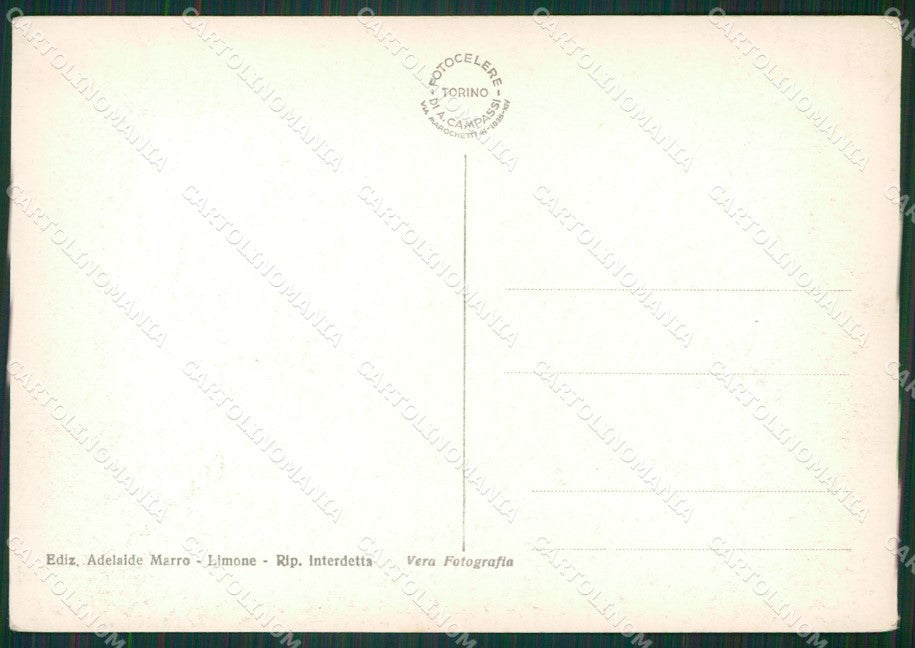 Cuneo Limone Piemonte PIEGHINA Foto FG cartolina KB2617 – retro