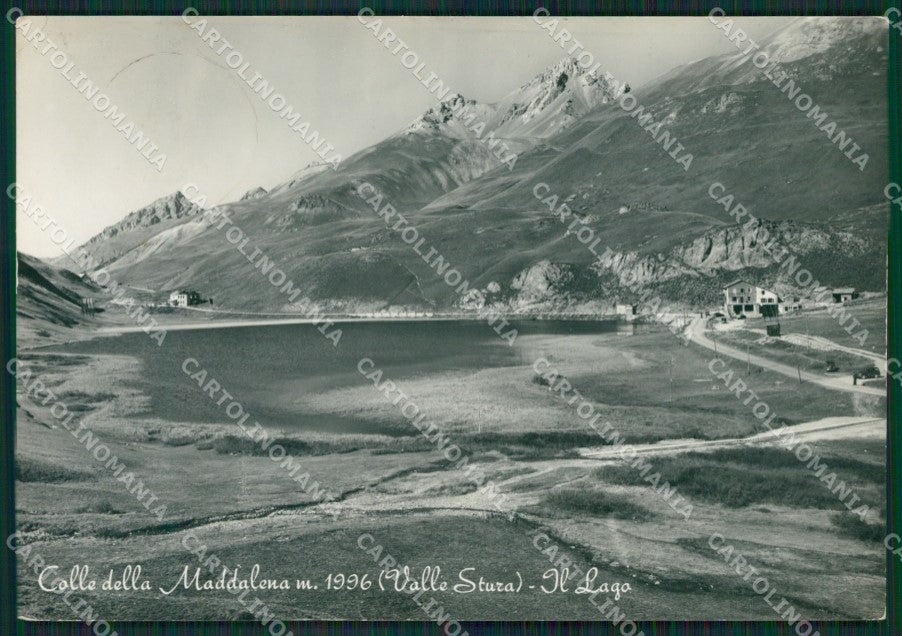 Cuneo Colle della Maddalena Valle Stura Lago Foto FG cartolina KB2619 – fronte