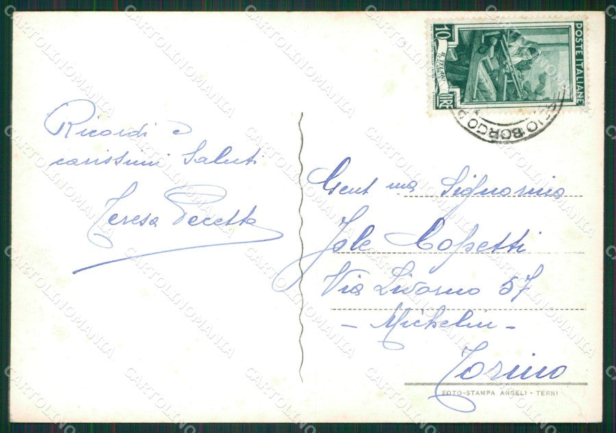 Cuneo Garessio Pizzo d'Ormea Foto FG cartolina KB2624 – retro