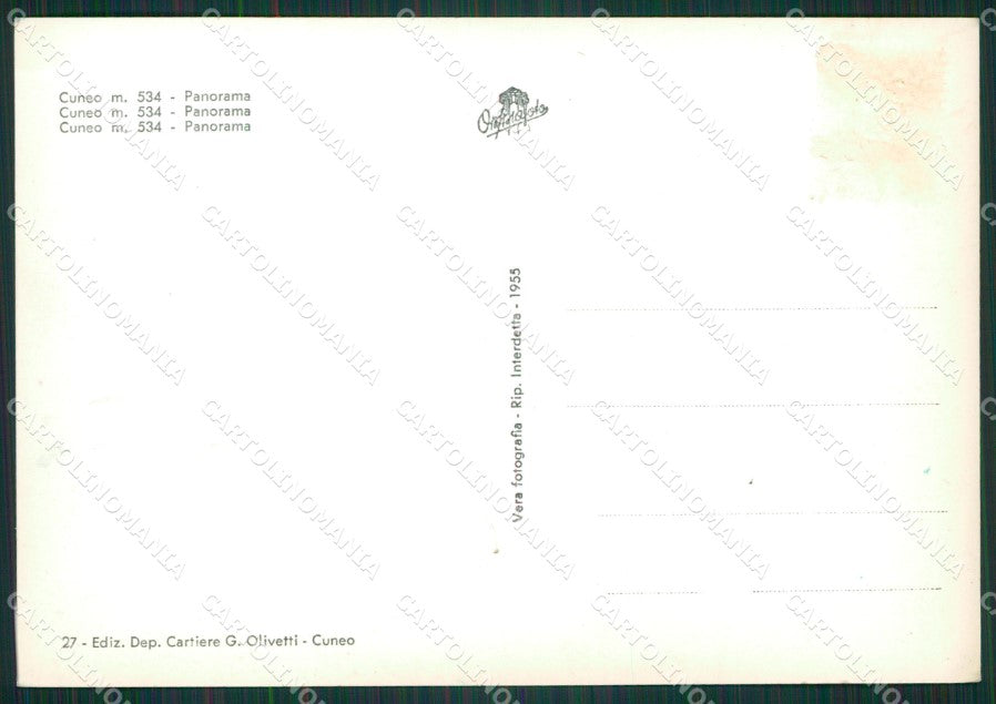 Cuneo Città Foto FG cartolina KB2629 – retro