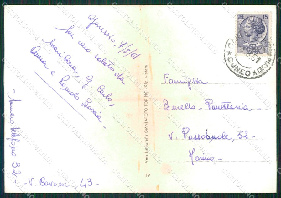 Cuneo Garessio ABRASA PIEGHE Foto FG cartolina KB2631 – retro