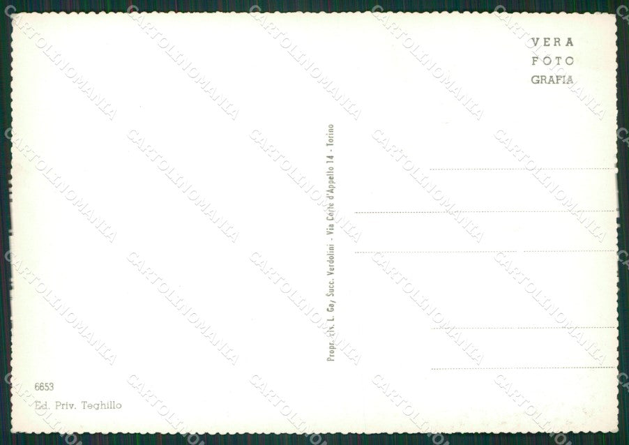 Torino Viù Colle del Lys Foto FG cartolina KB2664 – retro