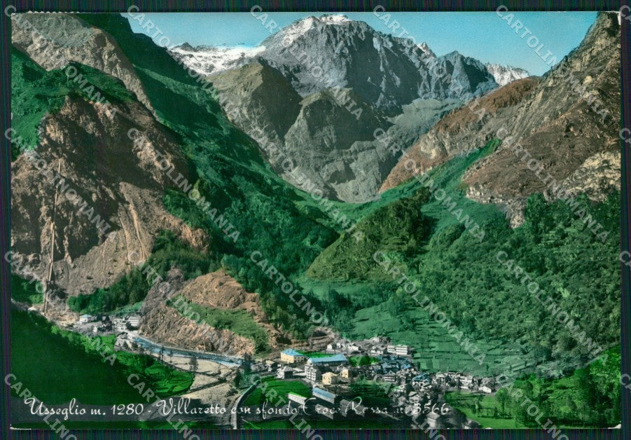 Torino Usseglio Villaretto Monte Rosa Foto FG cartolina KB2686 – fronte