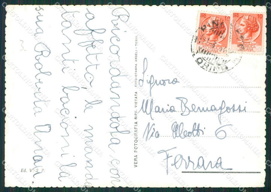 Torino Pinerolo PIEGA Foto FG cartolina KB2688 – retro