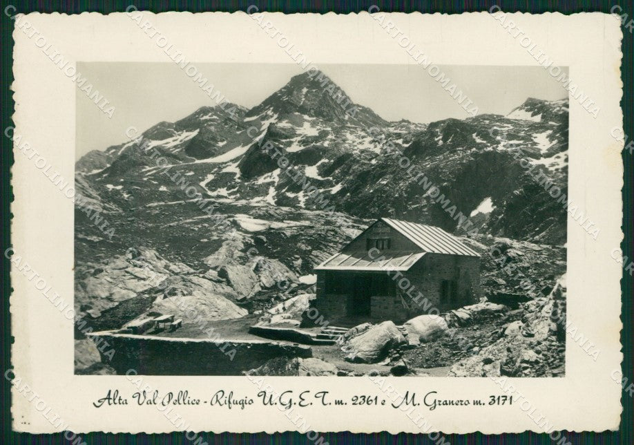 Torino Bobbio Pellice Rifugio Uget Granero Cai Foto FG cartolina KB2696 – fronte