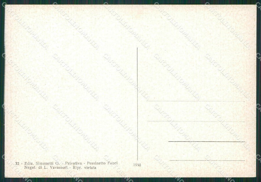 Torino Pessinetto Fuori Valli di Lanzo FG cartolina KB2699 – retro