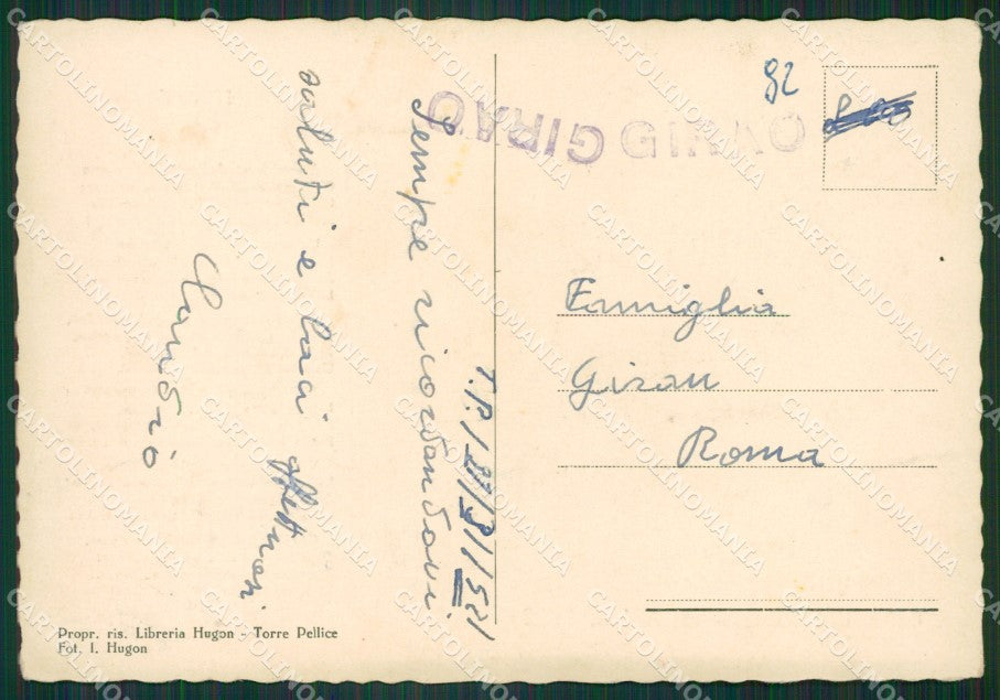 Torino Torre Pellice Prà Val Pellice Parvus FG cartolina KB2707 – retro