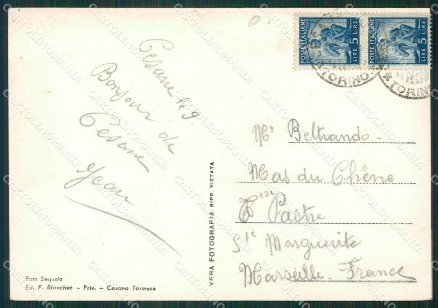 Torino Cesana Torinese Foto FG cartolina KB2711 – retro