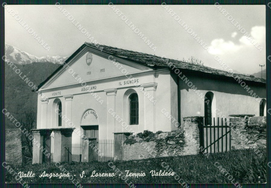 Torino Angrogna San Lorenzo Tempio Valdese Foto FG cartolina KB2718 – fronte
