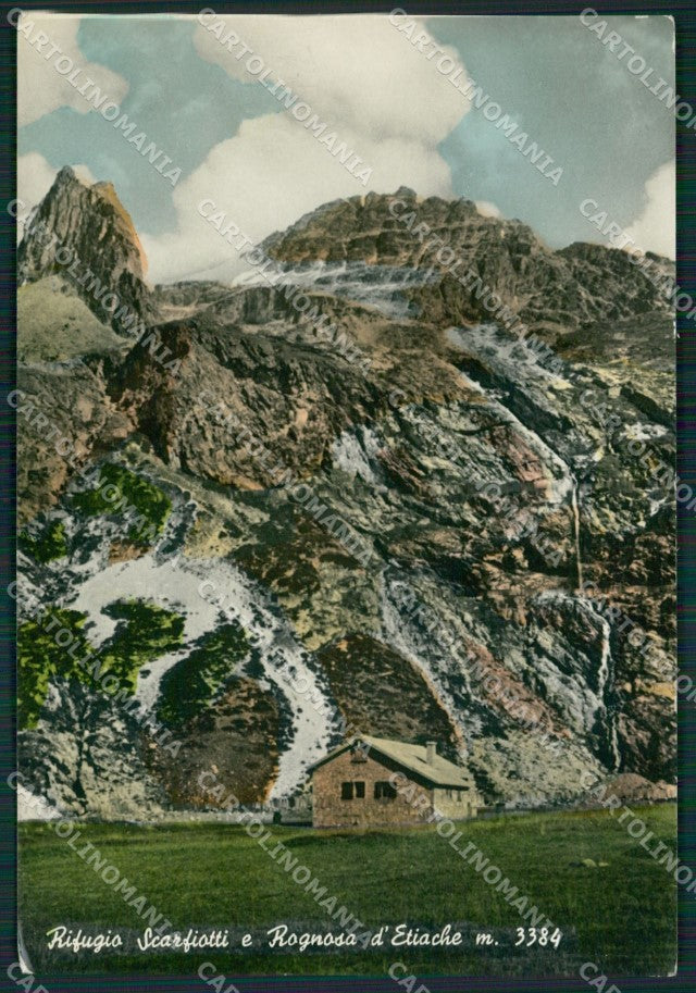 Torino Bardonecchia Rifugio Scarfiotti Rognosa Foto FG cartolina KB2720 – fronte