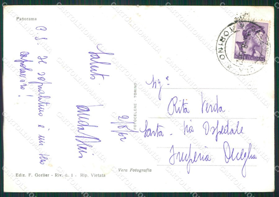 Torino Sauze d'Oulx Foto FG cartolina KB2723 – retro