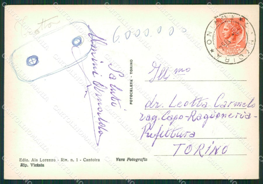 Torino Cantoira Foto FG cartolina KB2735 – retro