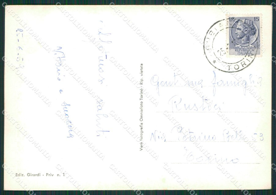 Torino Rubiana Foto FG cartolina KB2736 – retro