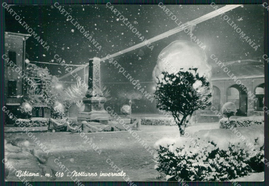 Torino Bibiana Nevicata Foto FG cartolina KB2740 – fronte