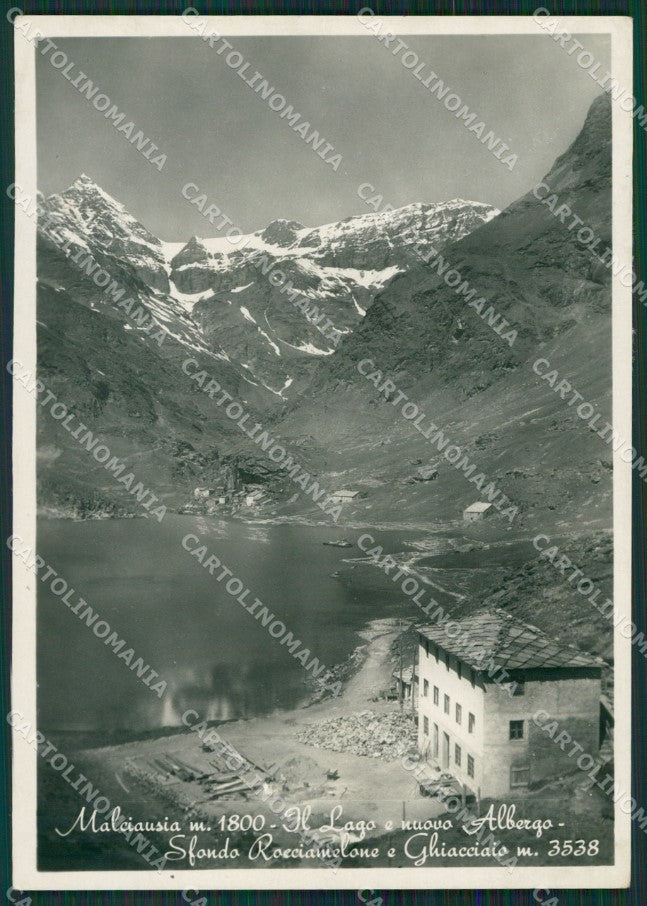 Torino Usseglio Malciaussia Lago Rocciamelone COLLA Foto FG cartolina KB2767 – fronte