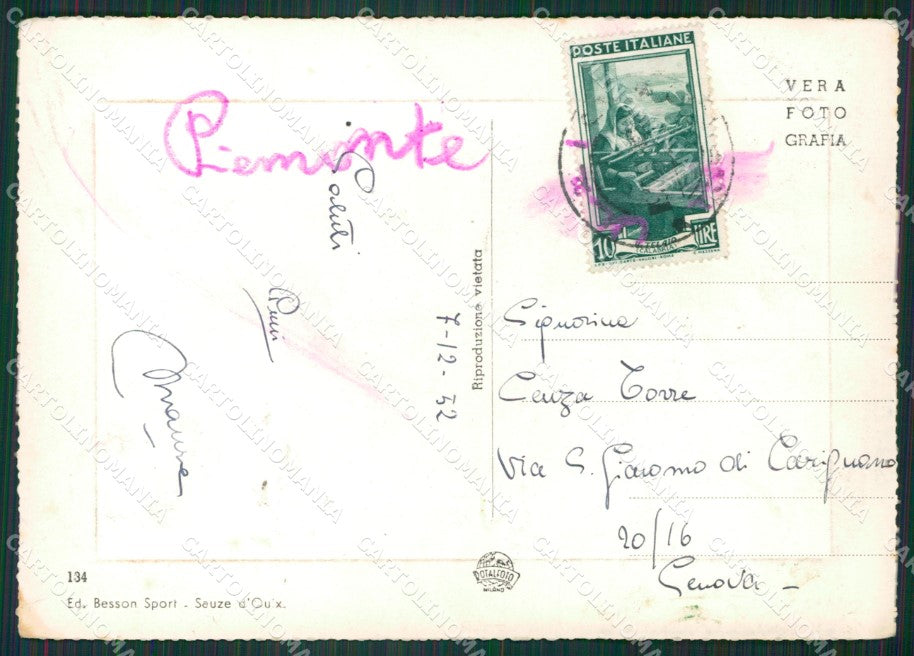 Torino Sauze d'Oulx Foto FG cartolina KB2772 – retro