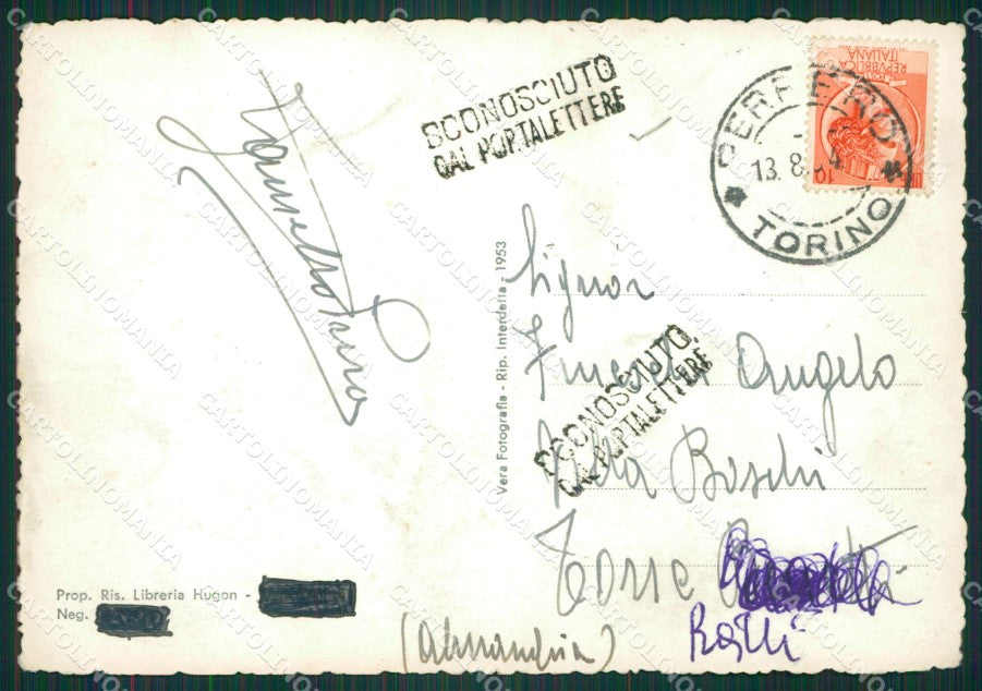 Torino Prali Ghigo Agape Alpi Cozie Foto FG cartolina KB2783 – retro